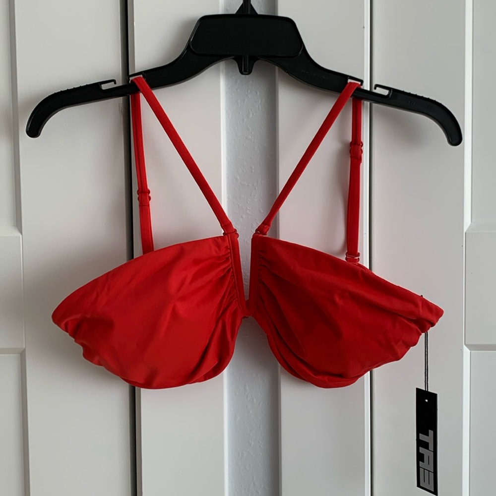 TA3 Red Women's Bikini Top - Comfortable Adjustable Straps